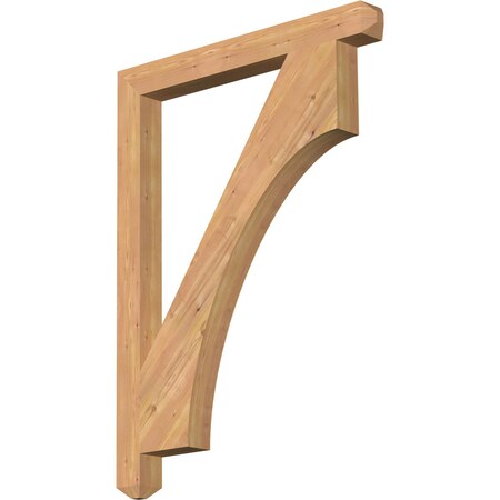Ekena Millwork Westlake Craftsman Smooth Bracket, Western Red Cedar, 3 1/2"W x 36"D x 48"H BKT04X36X48WTL04SWR